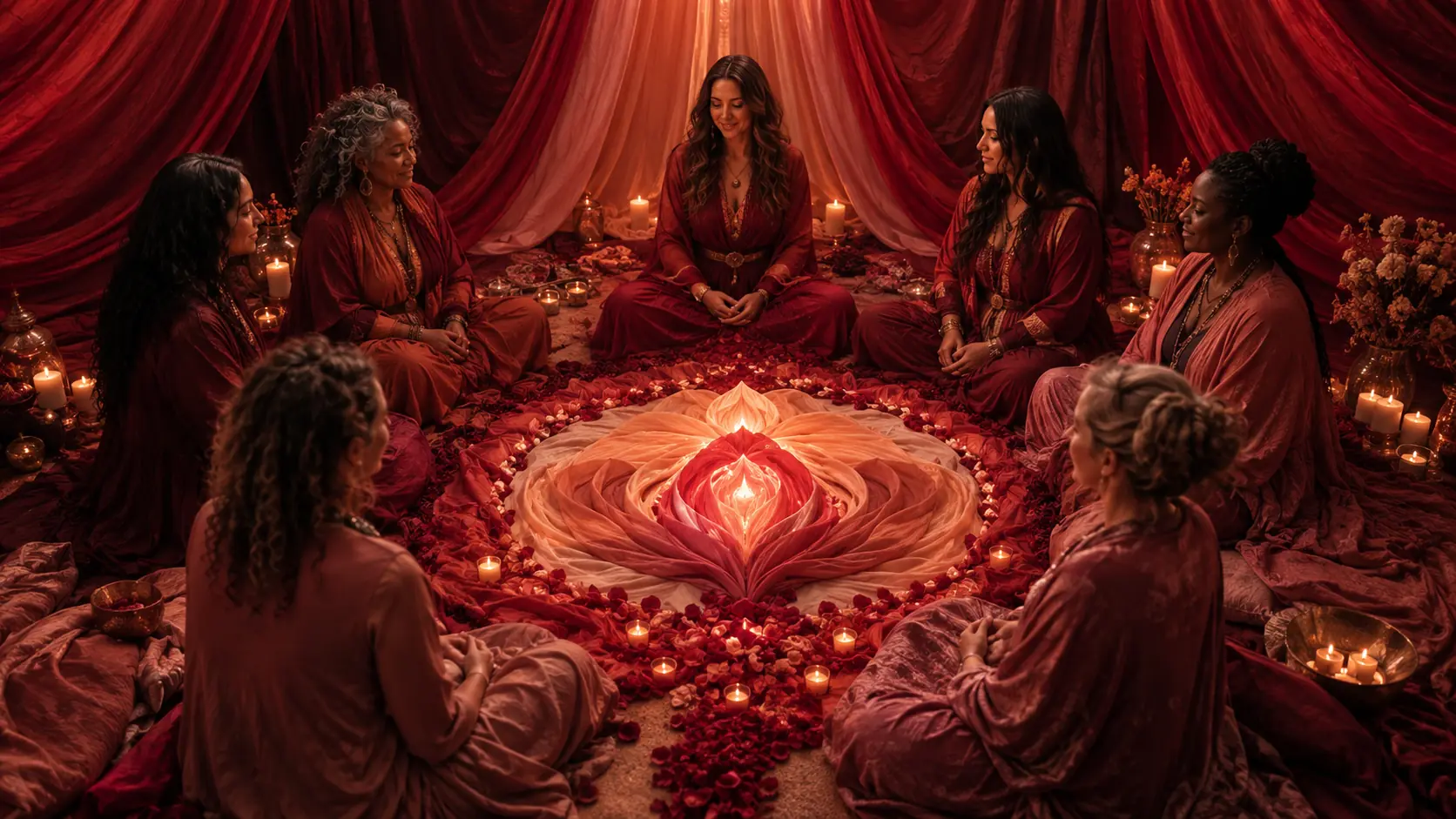 Harṣa women's sacred gathering and Red Tent community